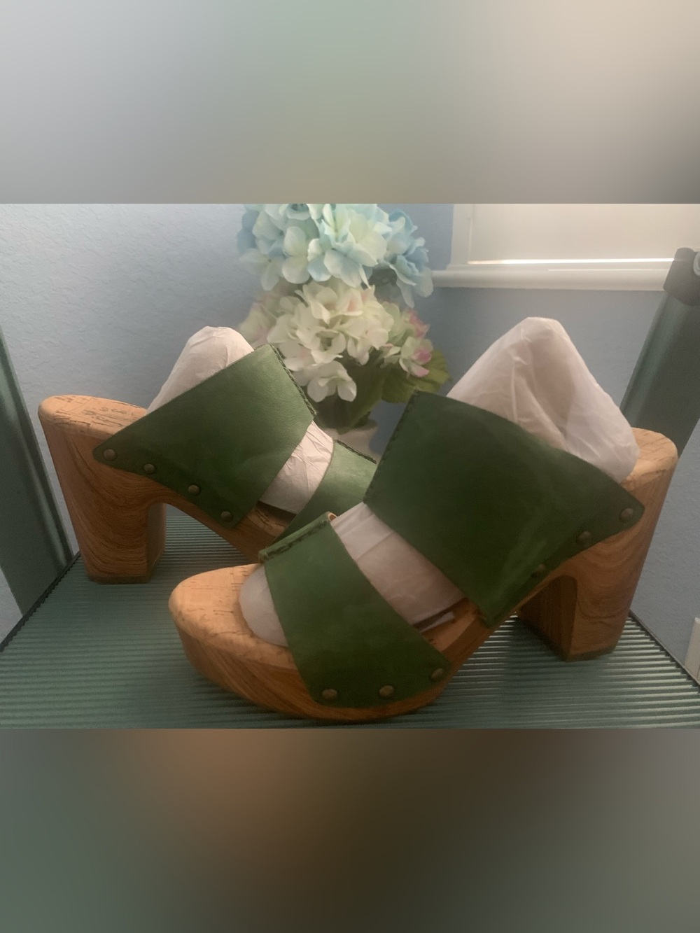 Kork Ease Green Sandal